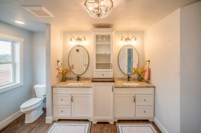 Backlit Mirrors and Vanity Areas